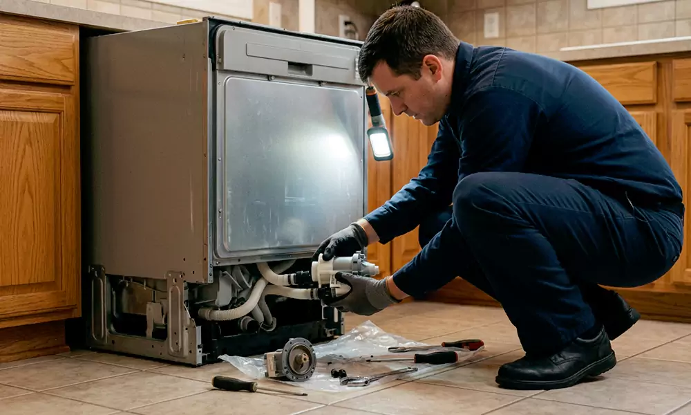 Dishwasher Pump Replacement in Clifton, NJ