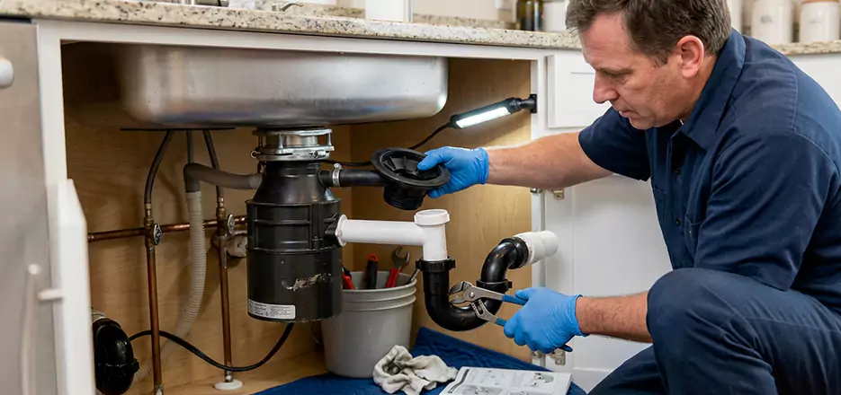 Garbage Disposal Splash Guard and Trap Installation in Clifton